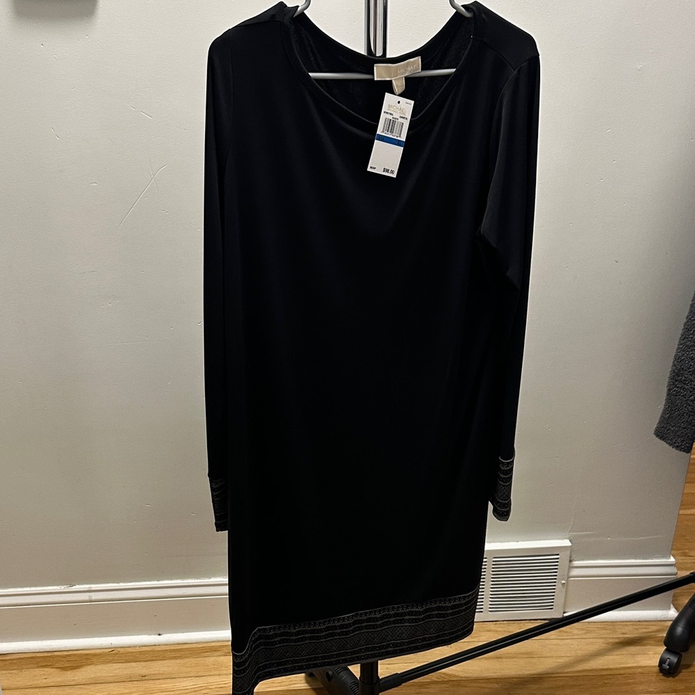 Michael Kors Black Long Sleeve Dress